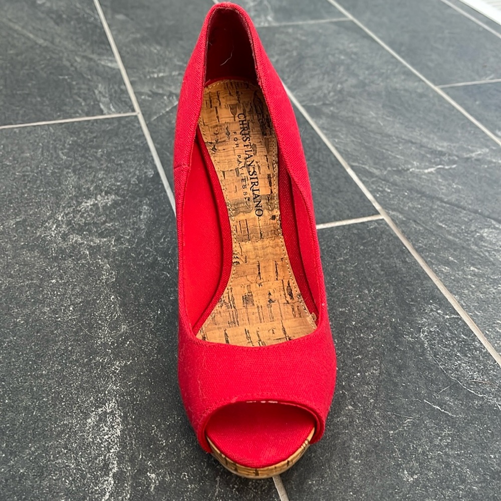 Red high heels